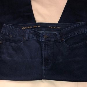 Talbots Heritage ankle dark denim